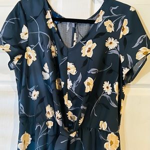 Floral Jumpsuit Size L